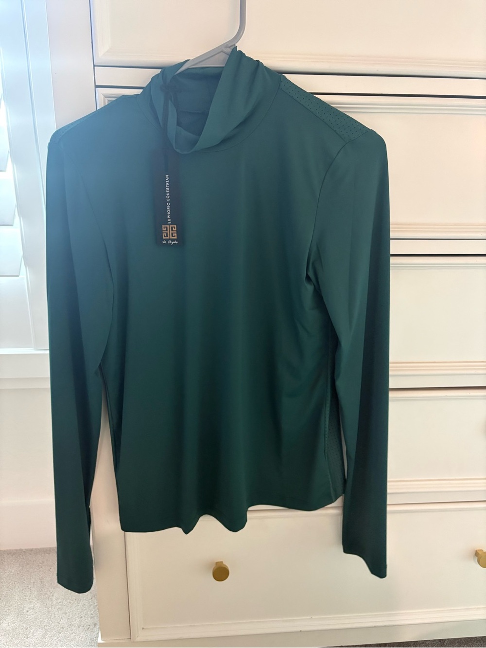 Euphoric Equestrian Green Turtleneck size M - Picture 2 of 4